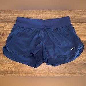 048. Nike Blue Running Shorts - Size Small
